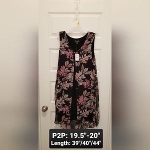 Connected Apparel Sleeveless Midi Dress, NWT, Size 10